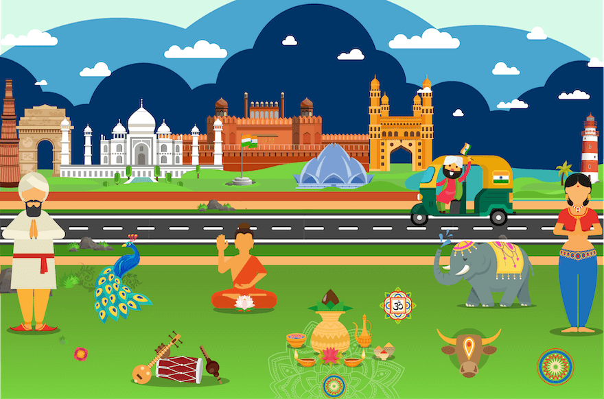 Course Image Discovering India - Level 1